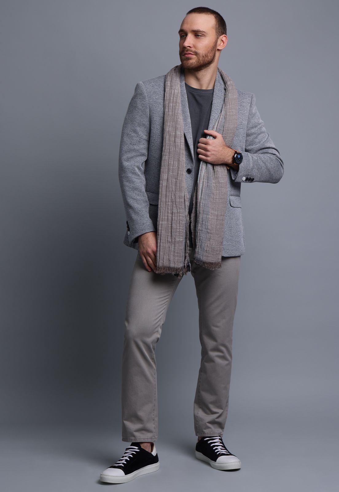 Blazer Knit Casual Arrow-5