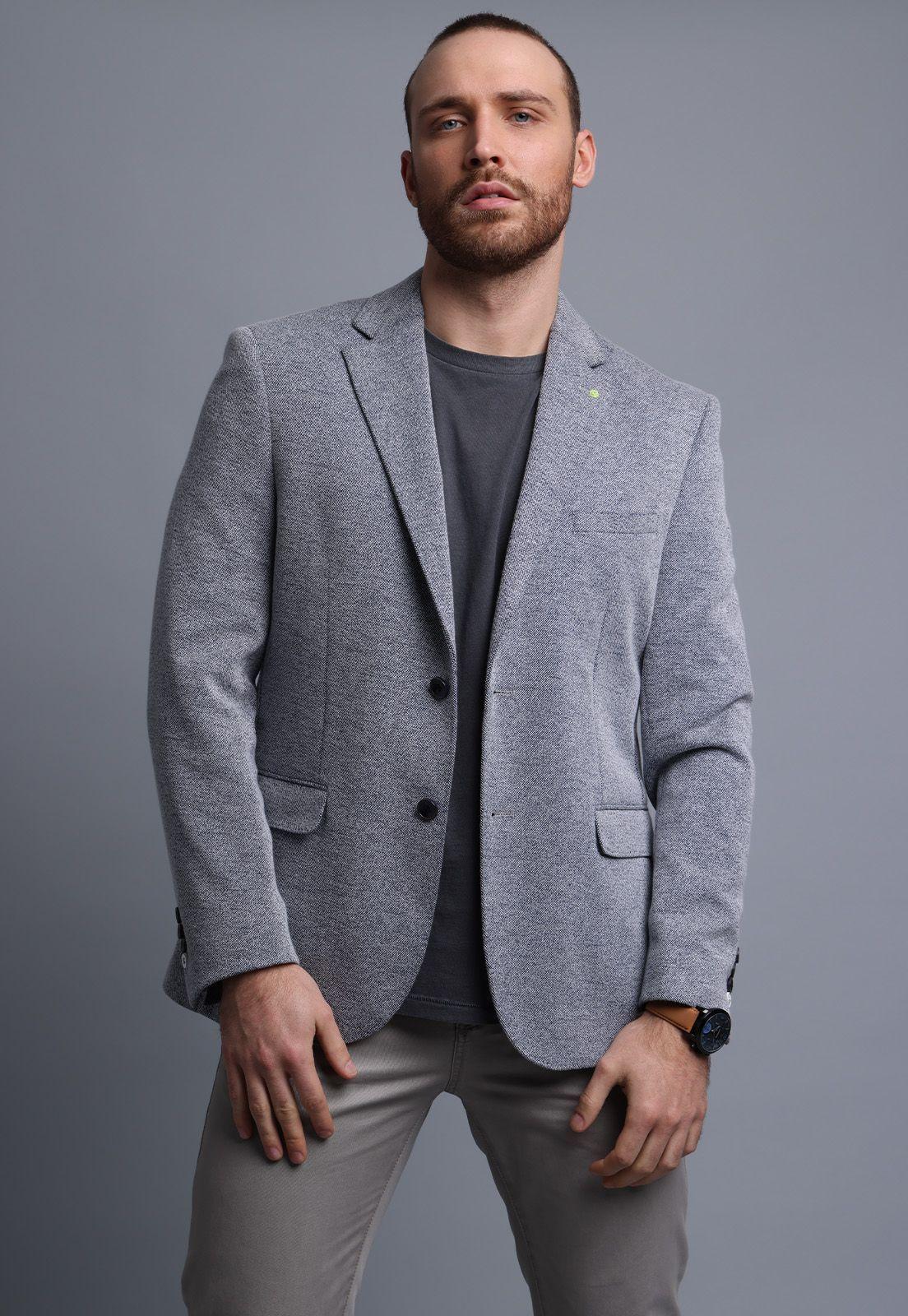 Blazer Knit Casual Arrow-1