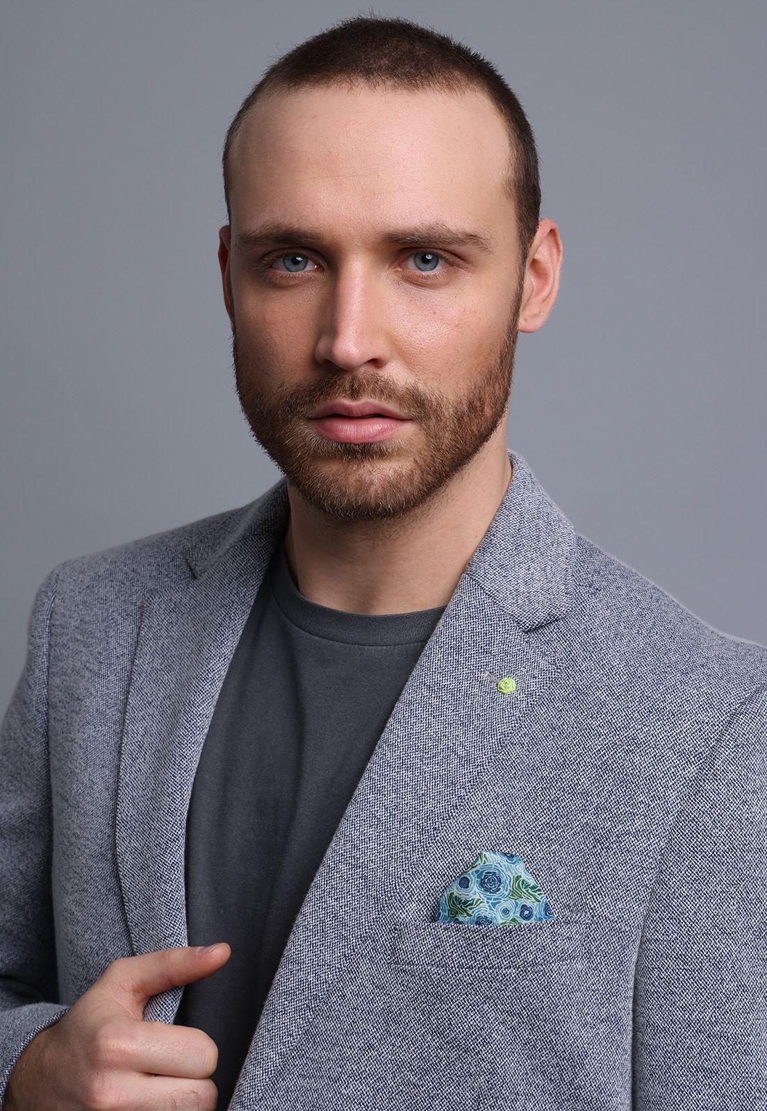 Blazer Knit Casual Arrow-2