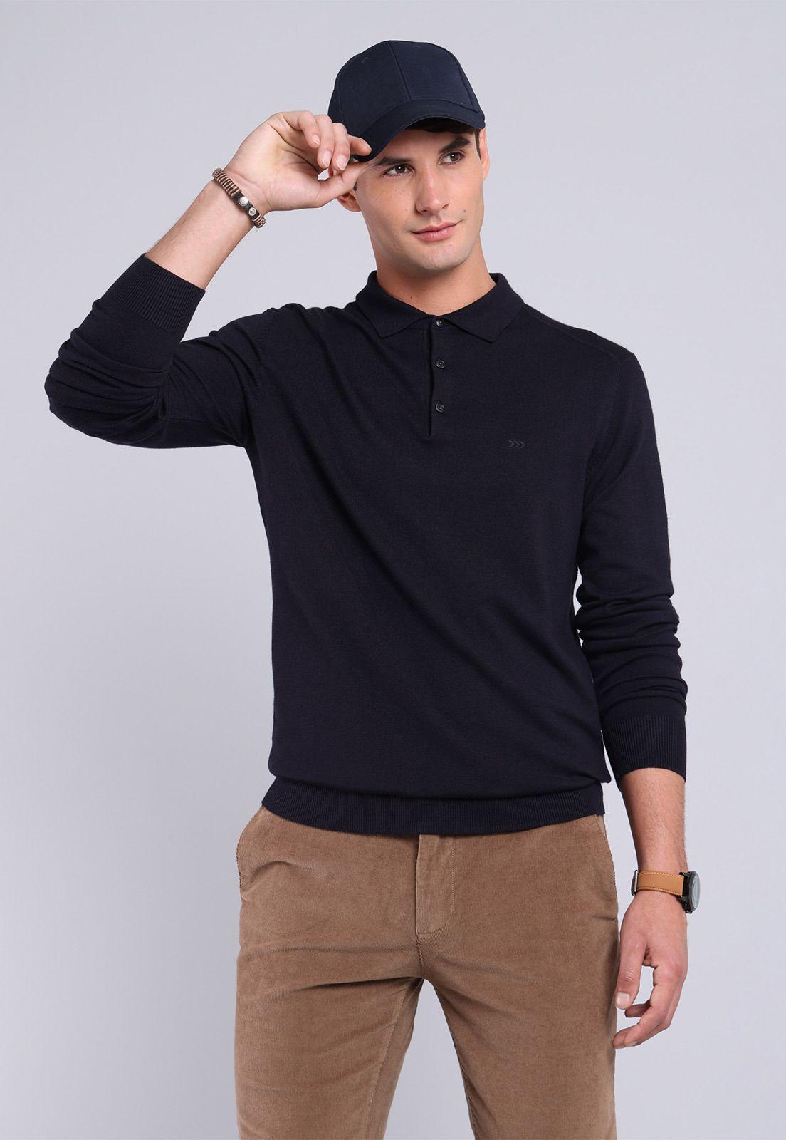 Sweater Cuello Polo Arrow SW2705WNB-0