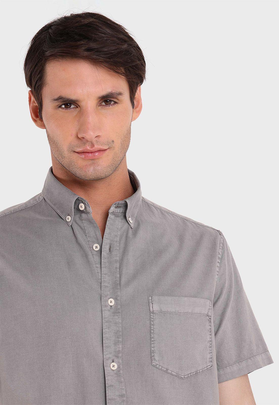 Camisa Lisa Manga Corta Arrow-3