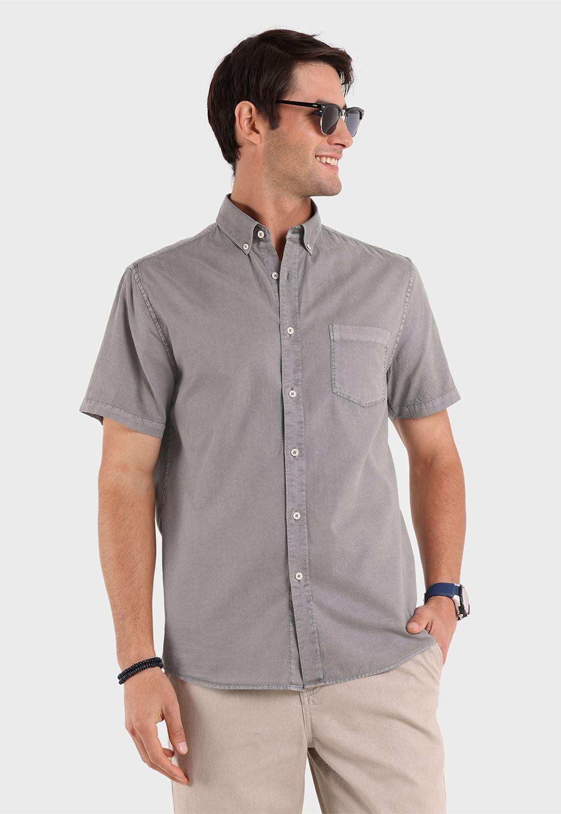 Camisa Lisa Manga Corta Arrow-0