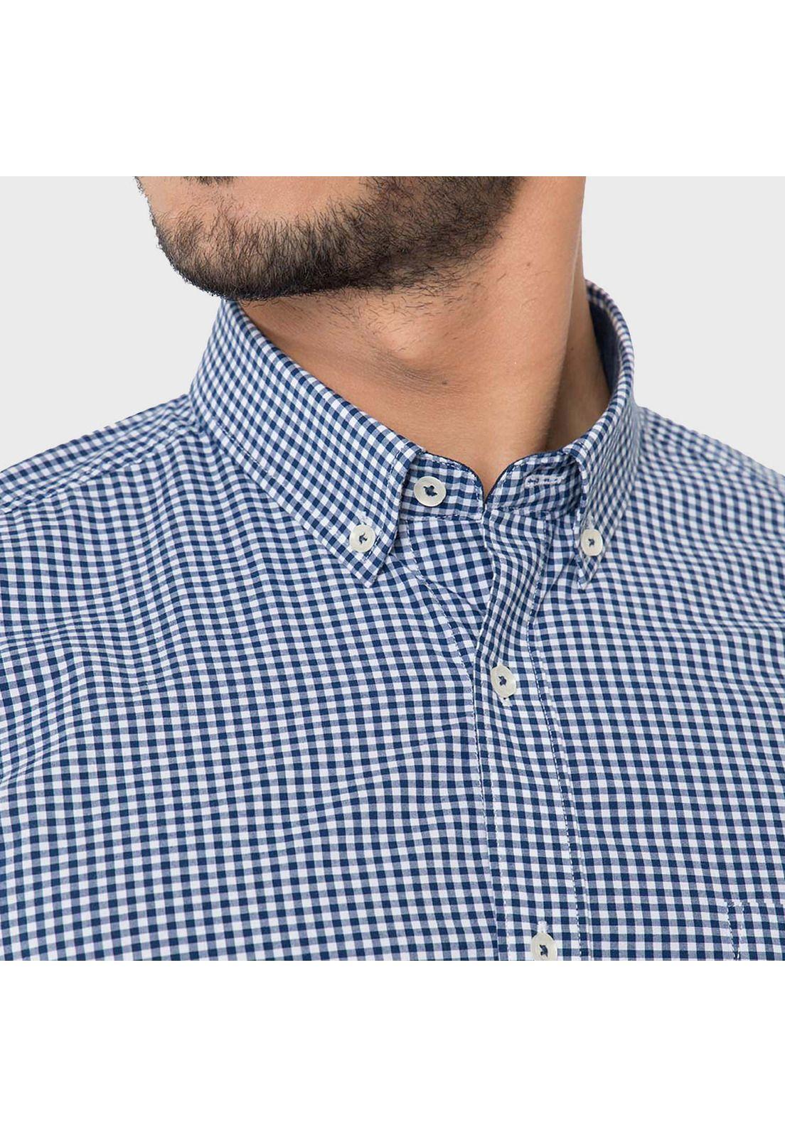 Camisa Arrow Manga Larga Cuadritos-2