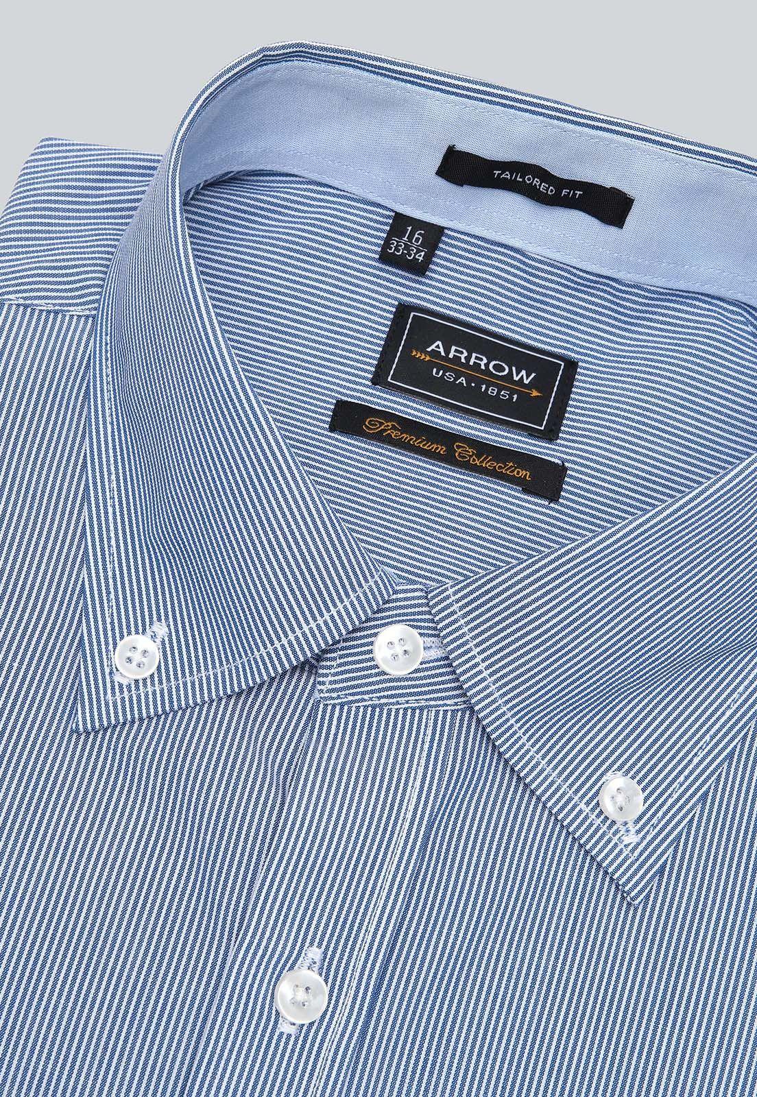 Camisa Formal A Rayas Arrow ARM0306AZ-1