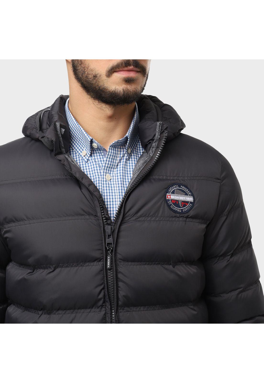 Parka Acolchada Con Capucha Arrow-3
