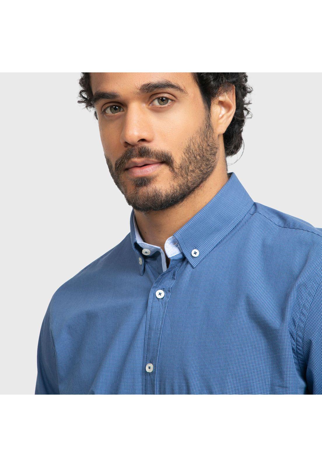 Camisa Sport Cuadritos Denim Arrow-2