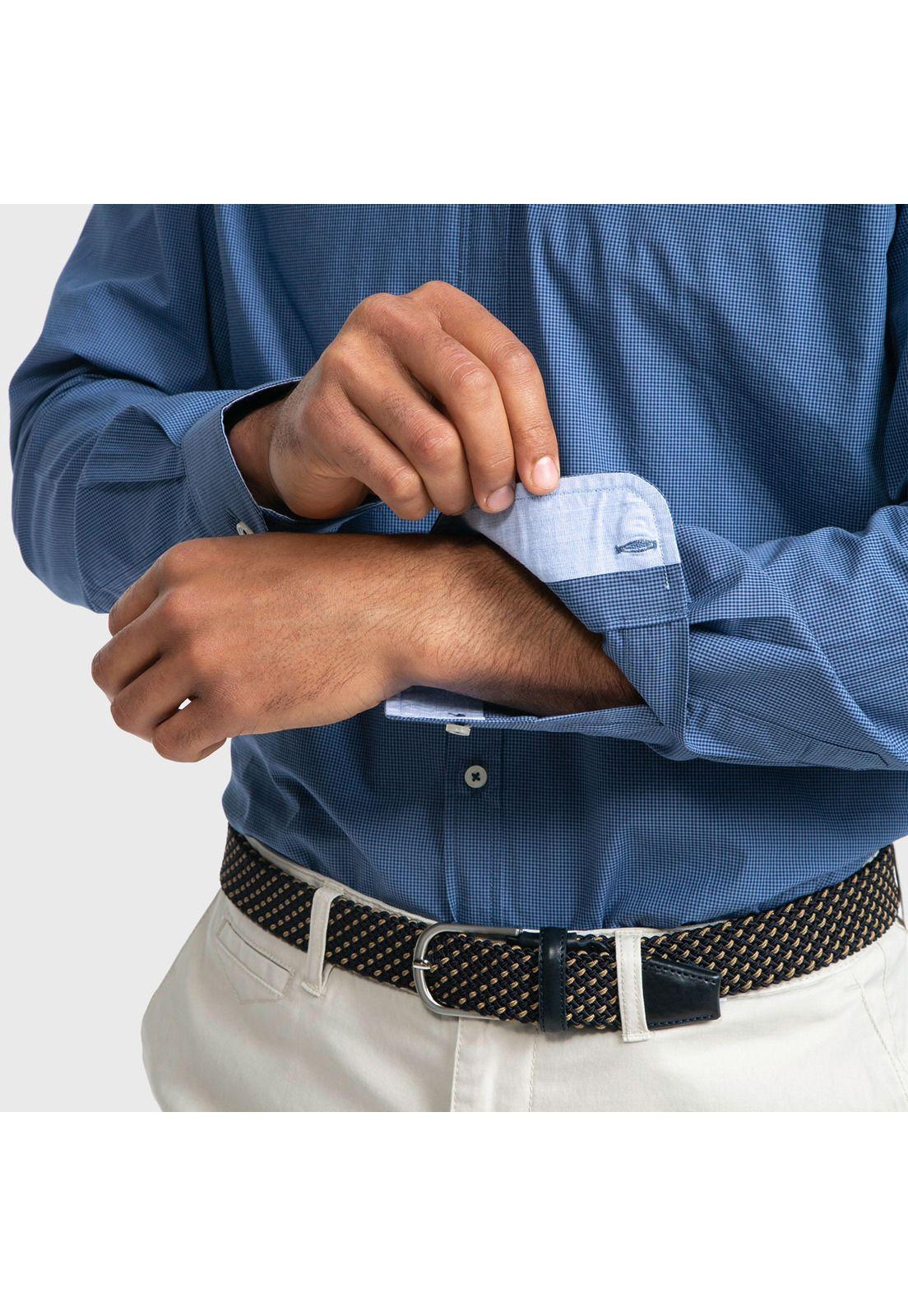 Camisa Sport Cuadritos Denim Arrow-3