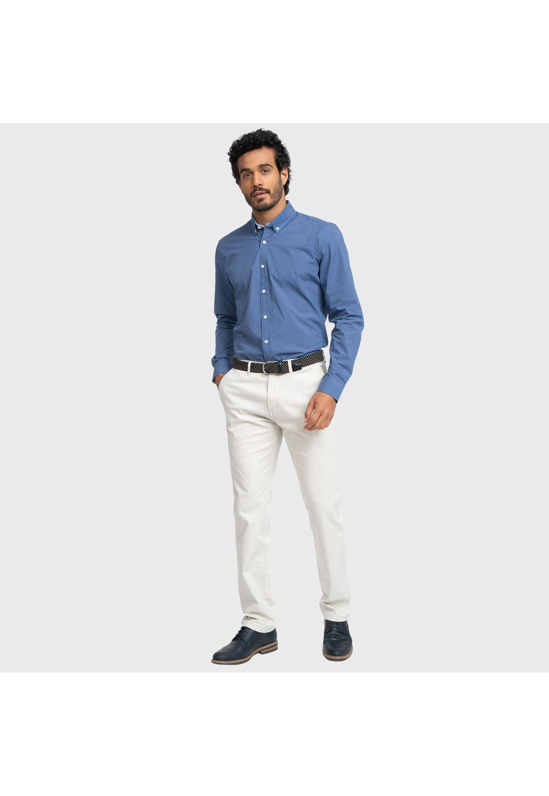 Camisa Sport Cuadritos Denim Arrow-4
