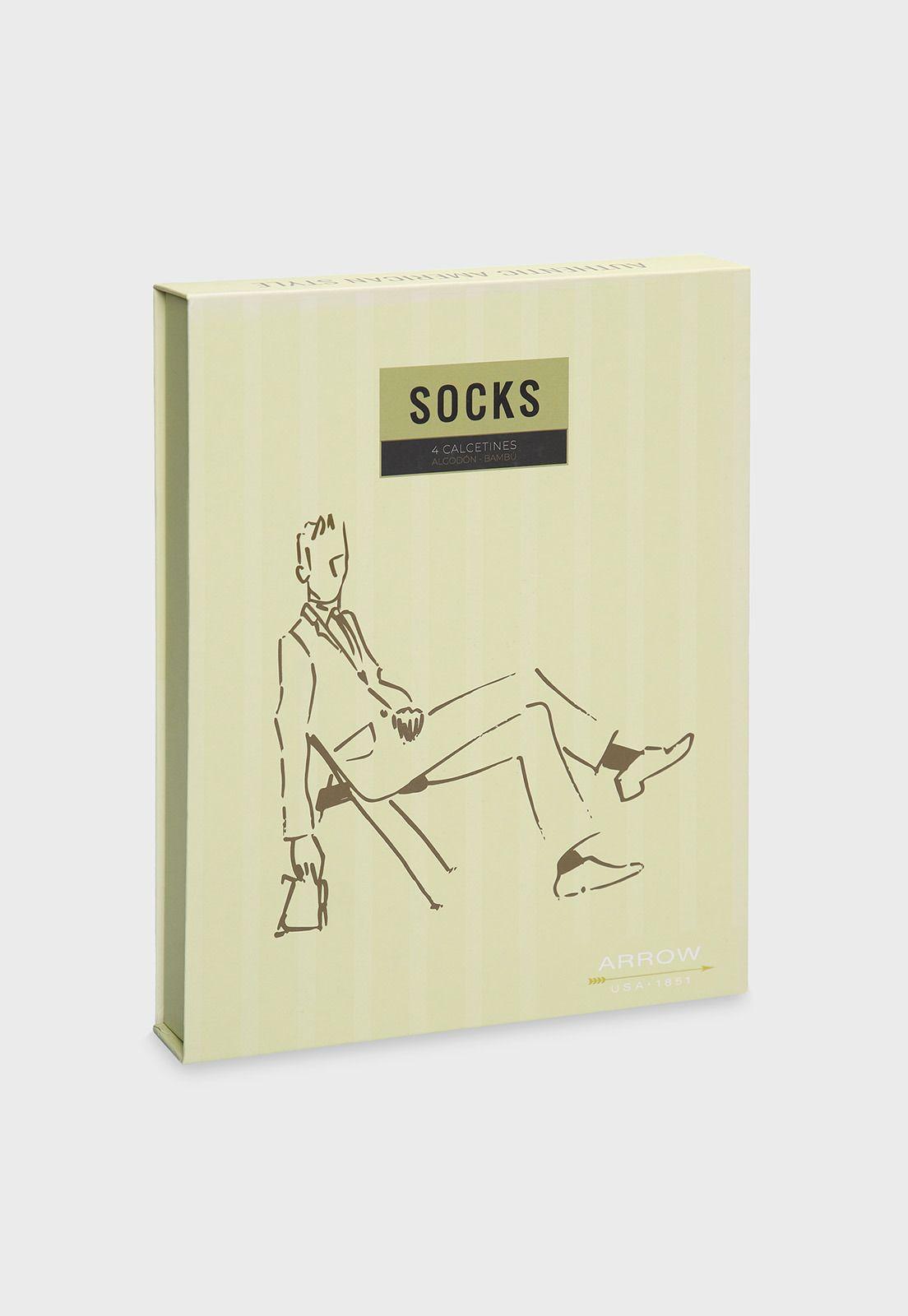 Caja Calcetines 4 Unidades Casual Arrow CP42506SU-6