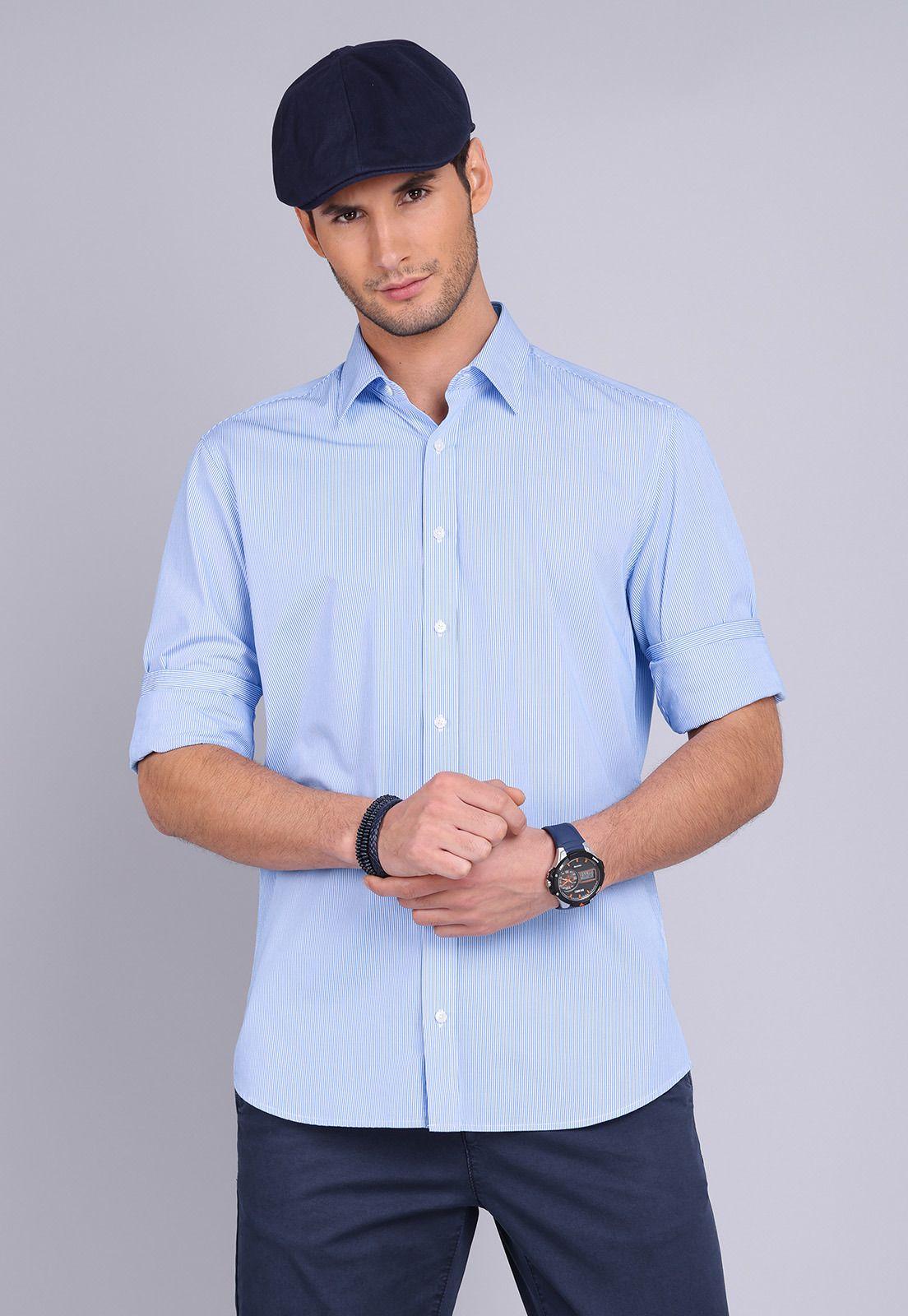 Camisa Rayas Manga Larga Arrow CM3008SCE-4