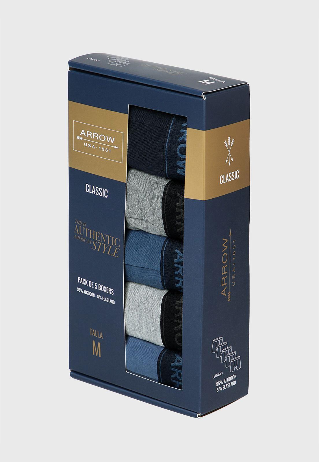 Boxer Largo 5 Unidades Arrow BOD5032SU-6