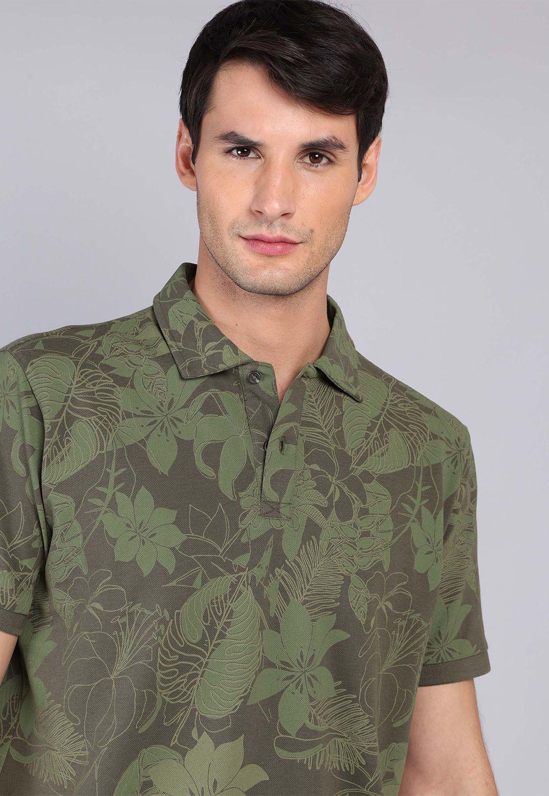 Polera Pique Print Arrow PO32023OL-2