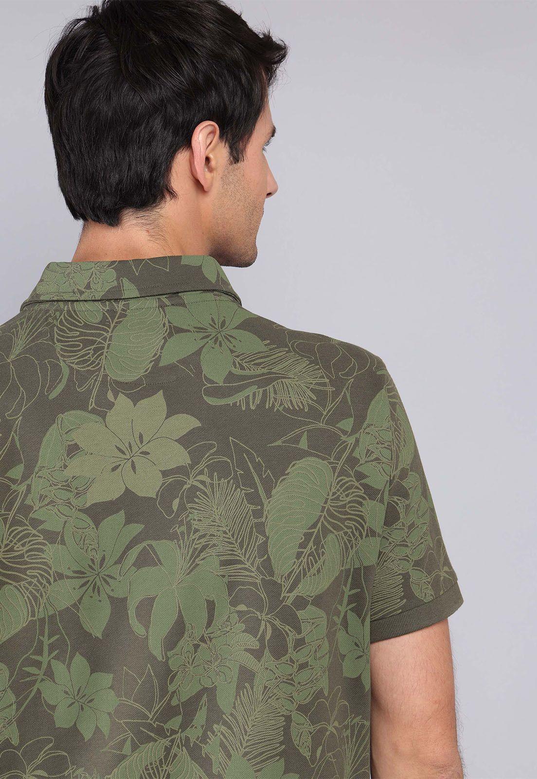 Polera Pique Print Arrow PO32023OL-4