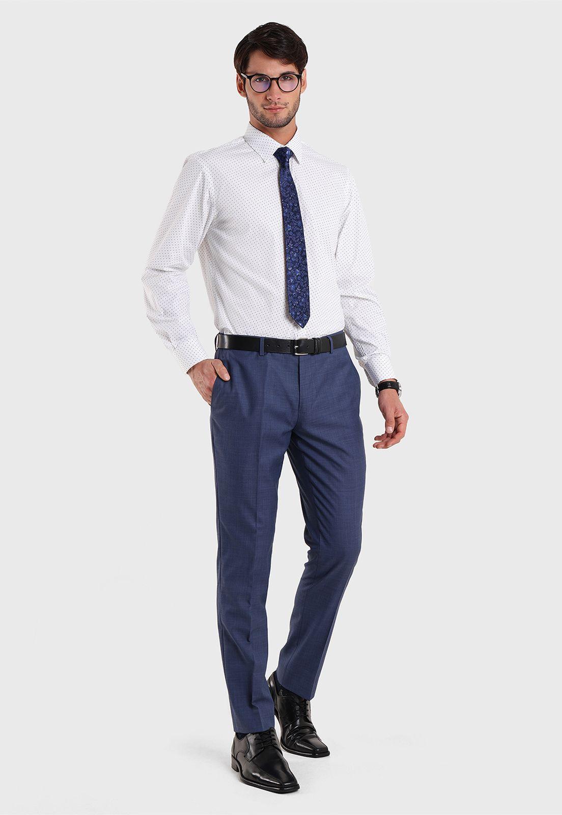 Camisa Formal Spandex Print Arrow-4