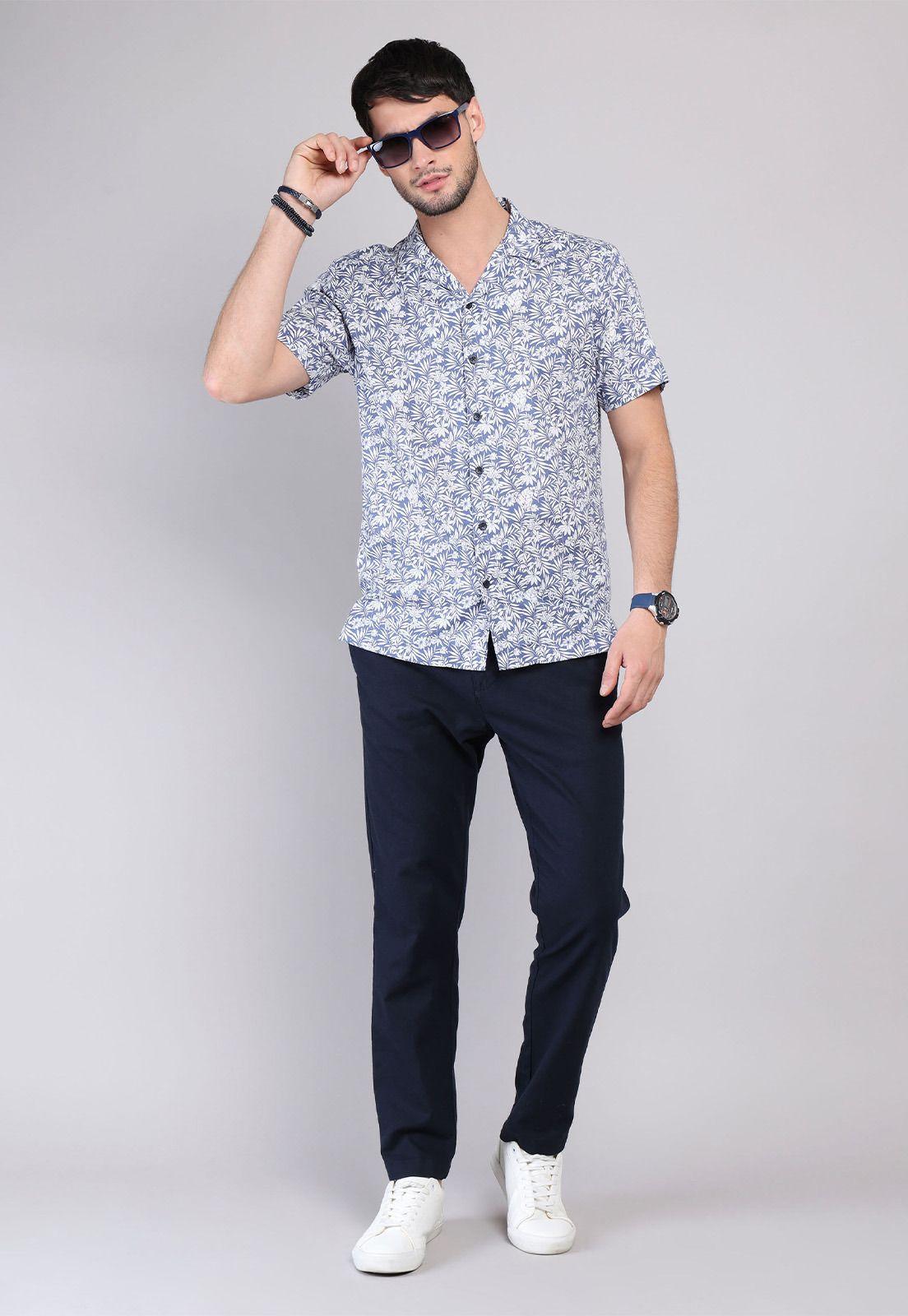 Camisa Casual Print Arrow CM32036DE-3