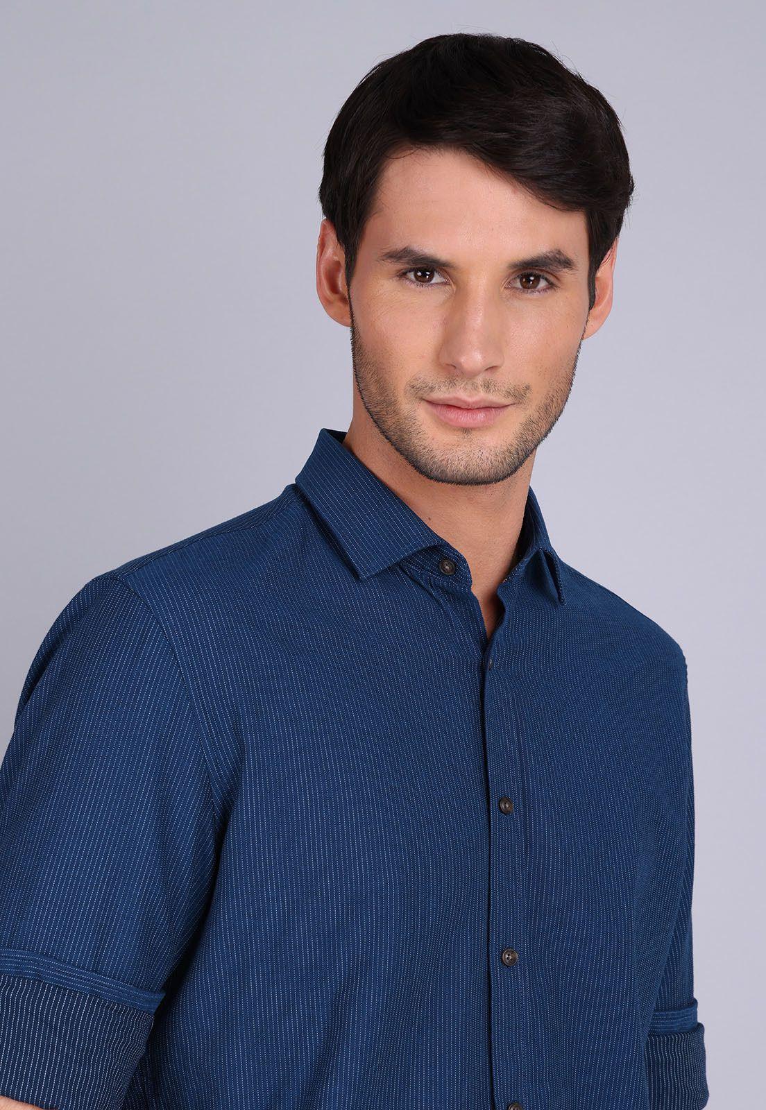 Camisa Rayas Manga Larga Arrow CM3033SAZ-1