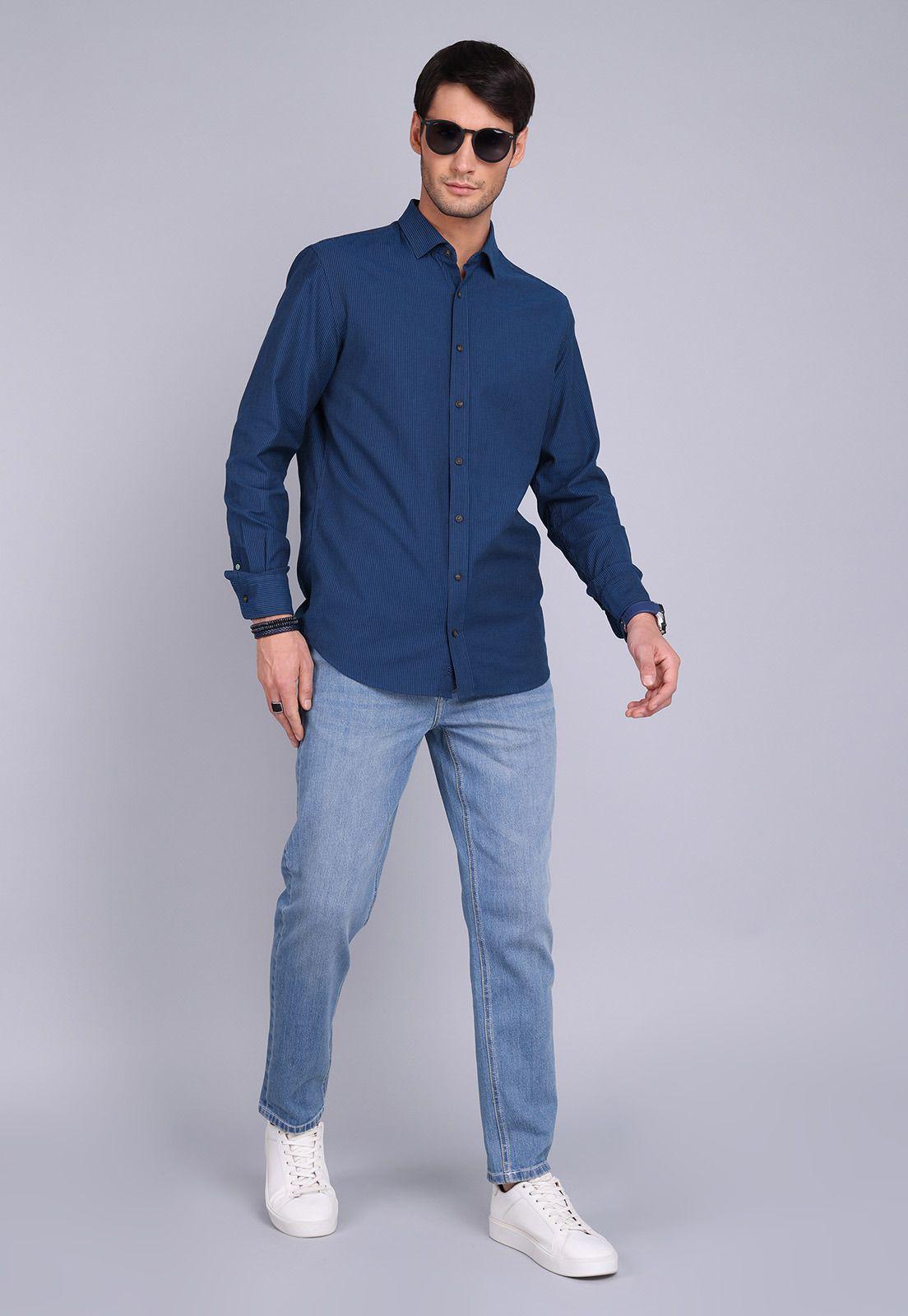 Camisa Rayas Manga Larga Arrow CM3033SAZ-2