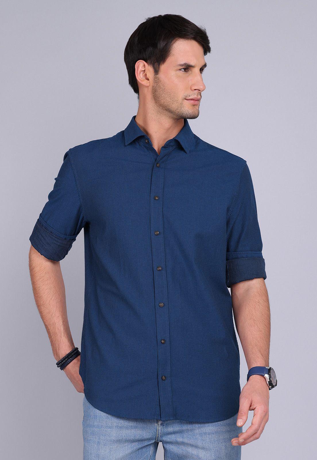 Camisa Rayas Manga Larga Arrow CM3033SAZ-4