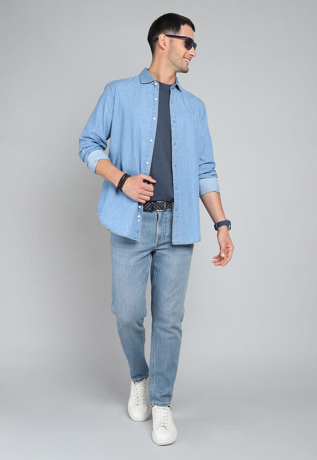 Camisa Denim Arrow CM3091SDE-3