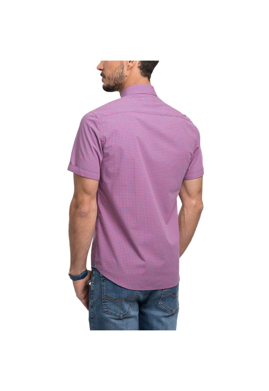 Camisa Cuadritos Manga Corta-1