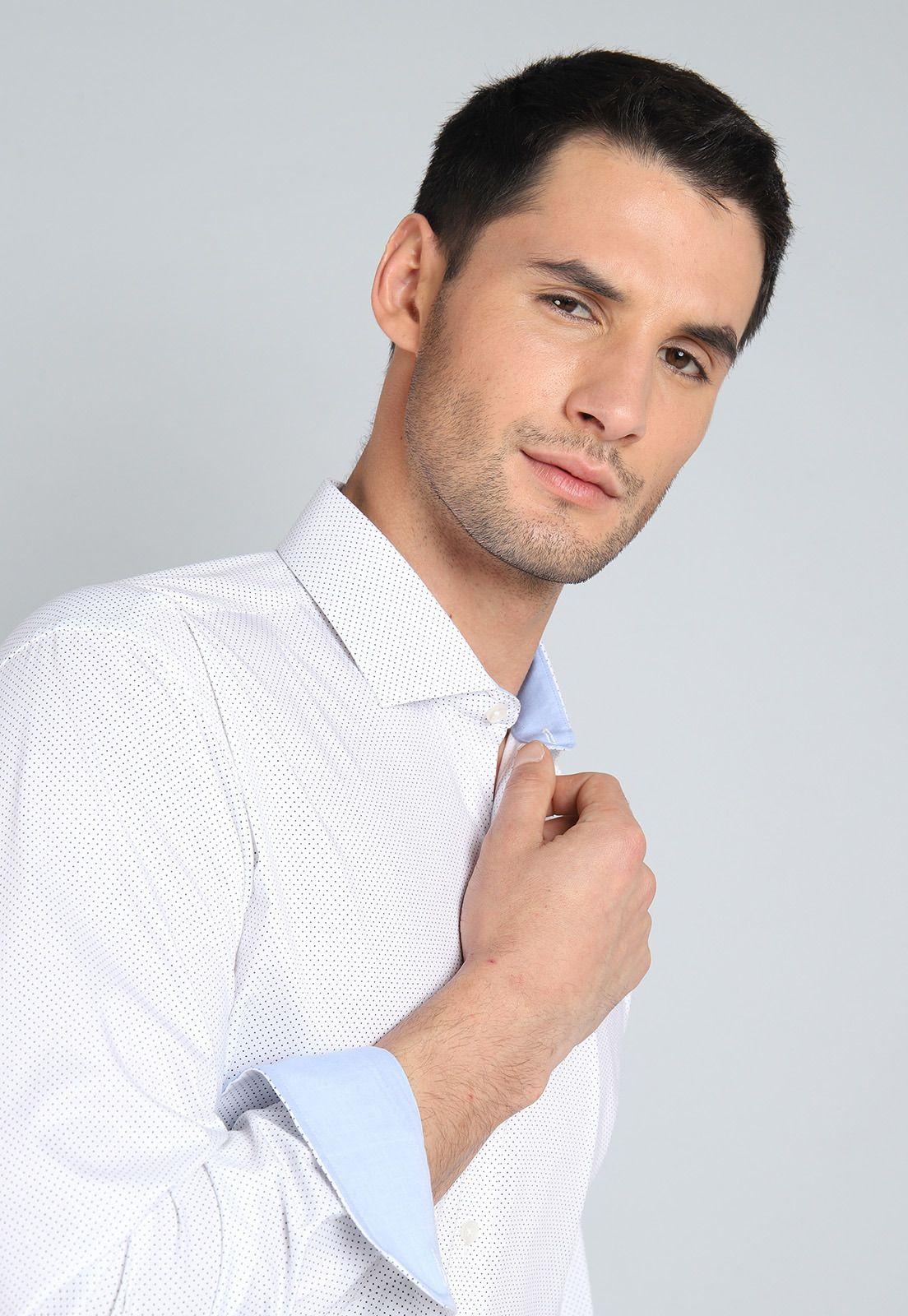 Camisa Formal Print Spandex Arrow ARM0311BL-3