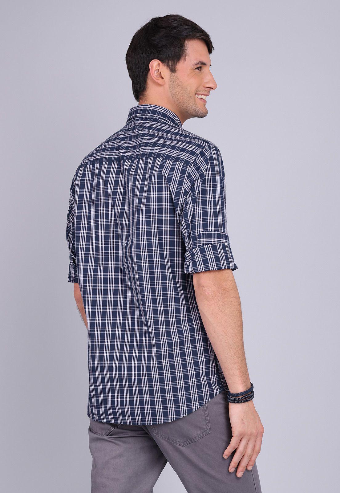Camisa Cuadros Manga Larga Arrow CM3030SNB-3
