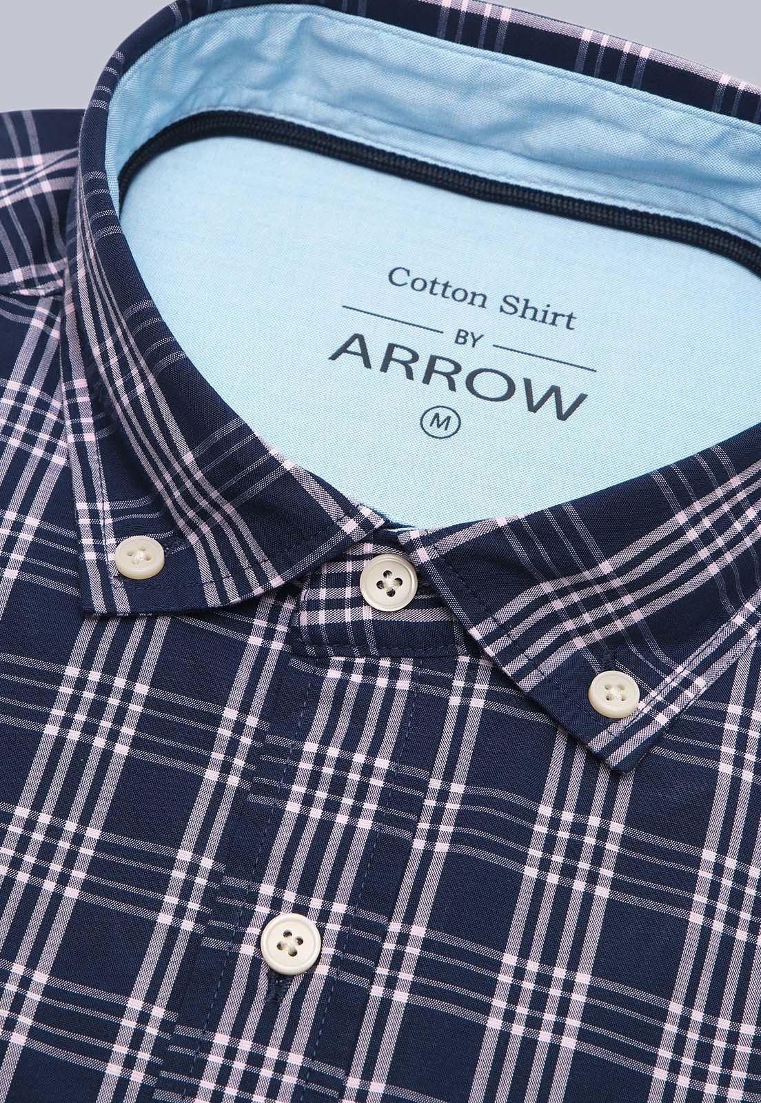 Camisa Cuadros Manga Larga Arrow CM3030SNB-5