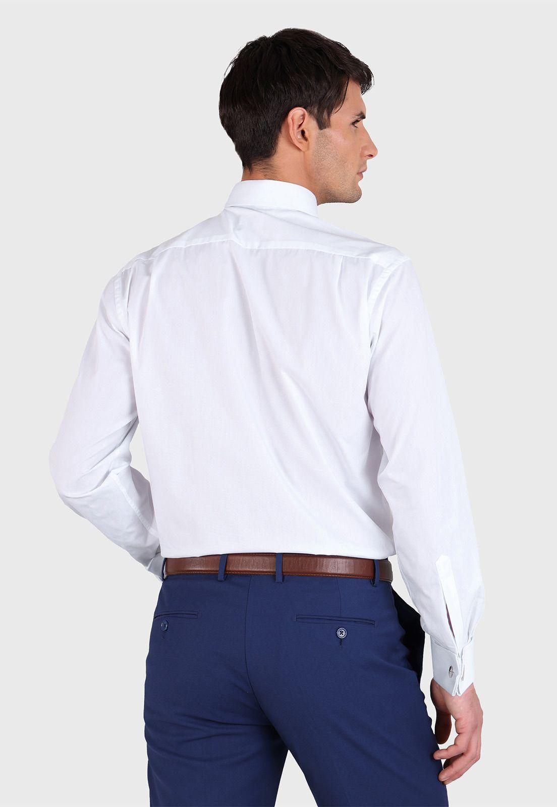 Camisa Cuello Italiano Puño Doble Arrow ARM3422BL-2