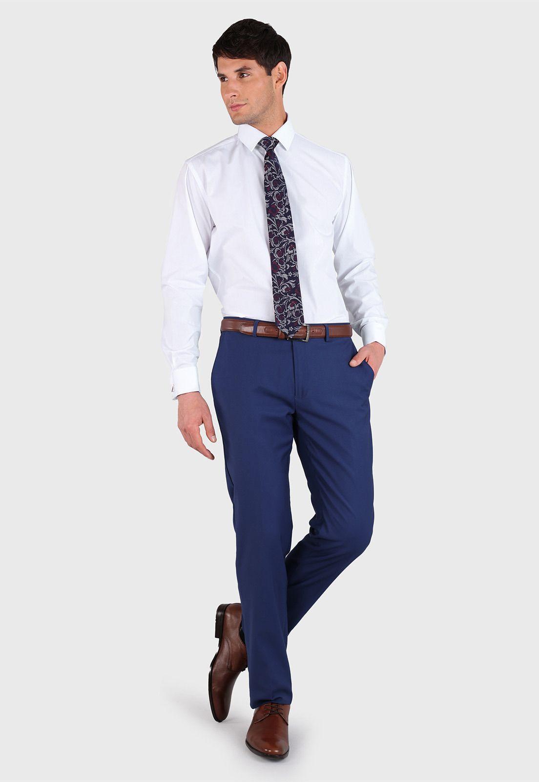 Camisa Cuello Italiano Puño Doble Arrow ARM3422BL-4