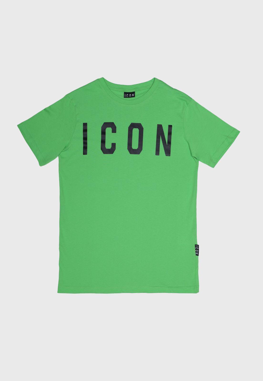 Polera Manga Corta Estampada Hombre Icon-0