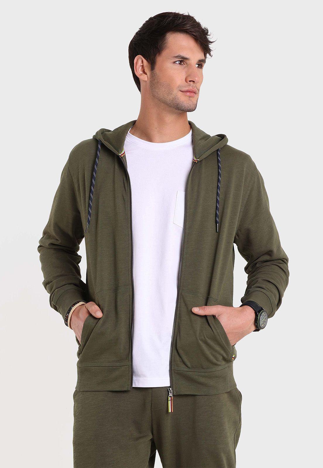 Polerón Full Zipper Con Capucha Arrow PL2690VE-4