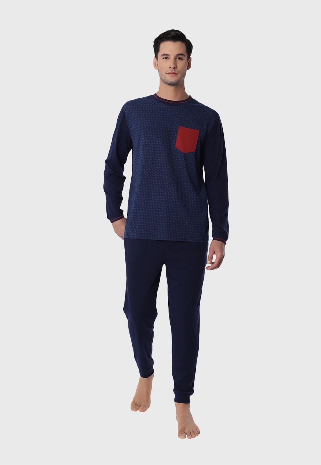 Pijama Largo Cuello Redondo Arrow-0