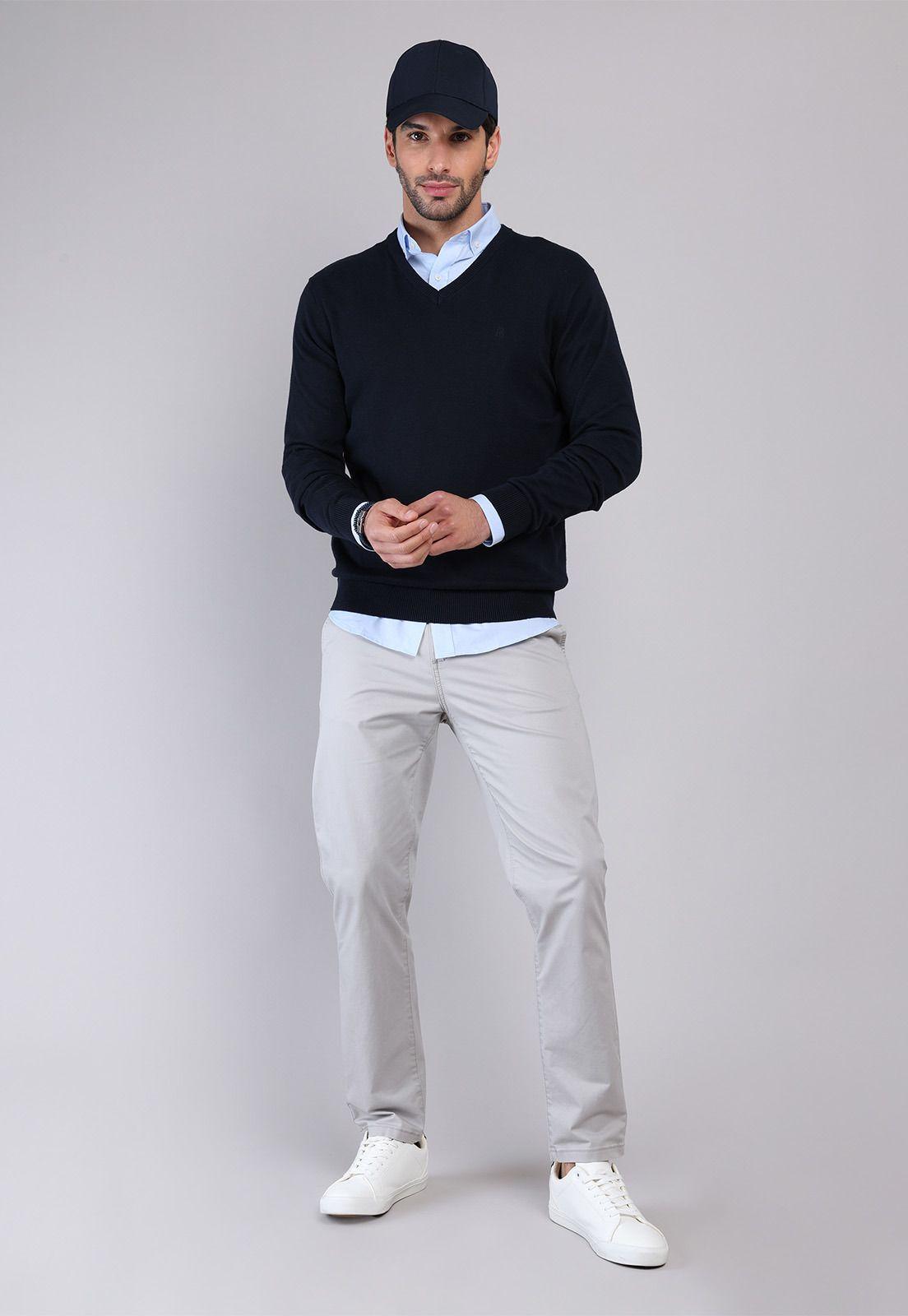 Sweater Cuello V Piero Butti PBCVI52NB-3