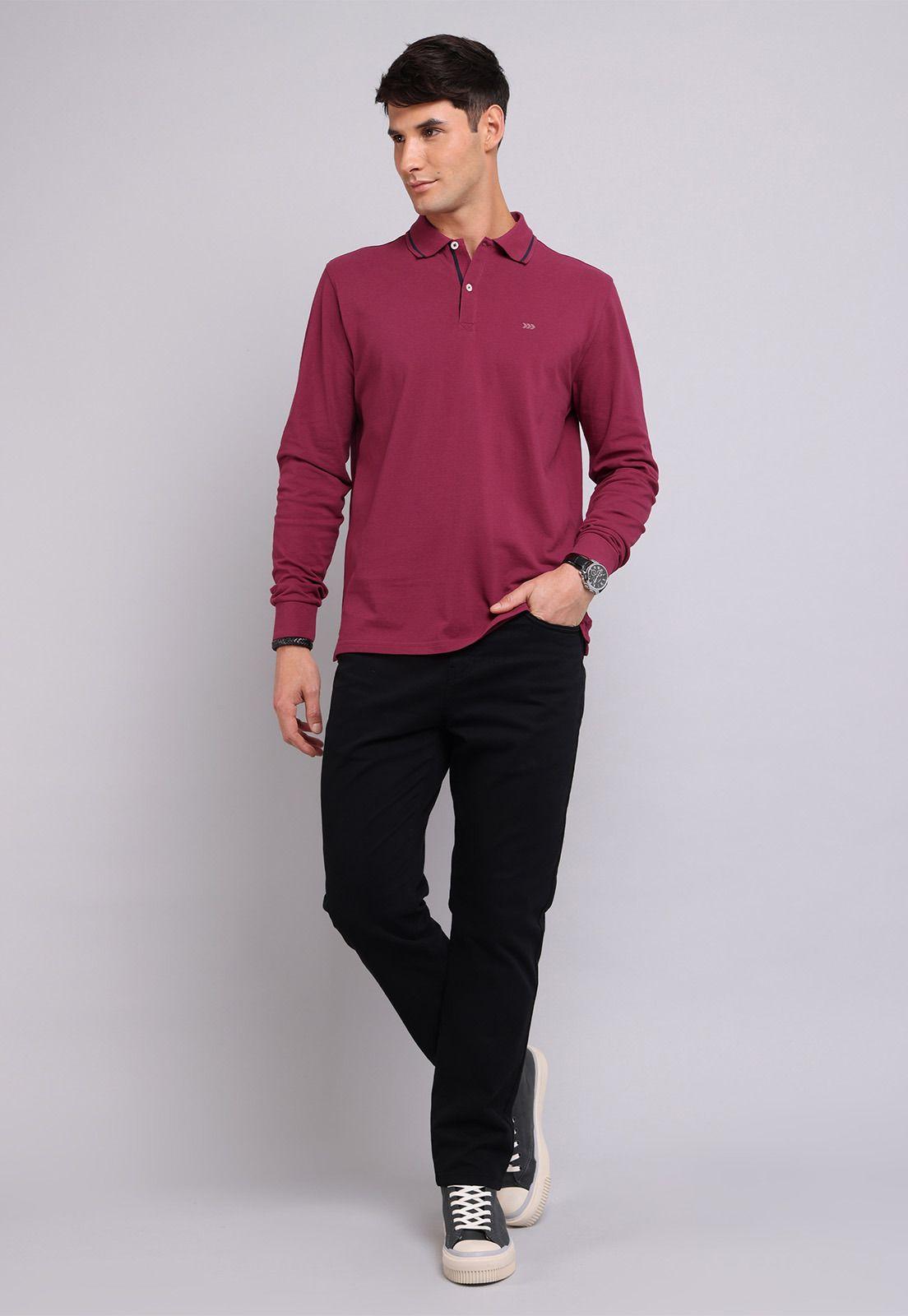 Polera Piqué Manga Larga Arrow-3