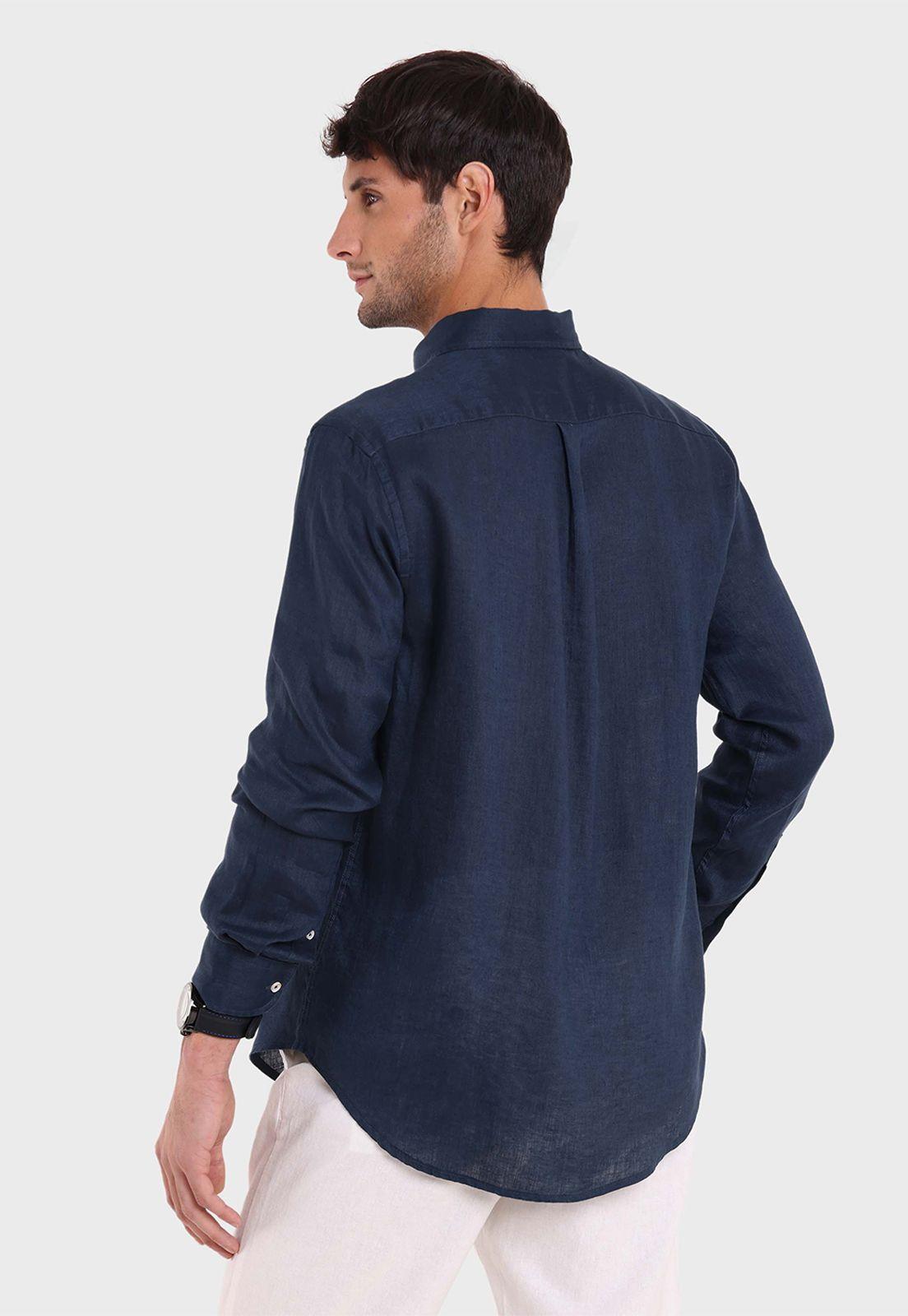 Camisa Lino Manga Larga Arrow-2