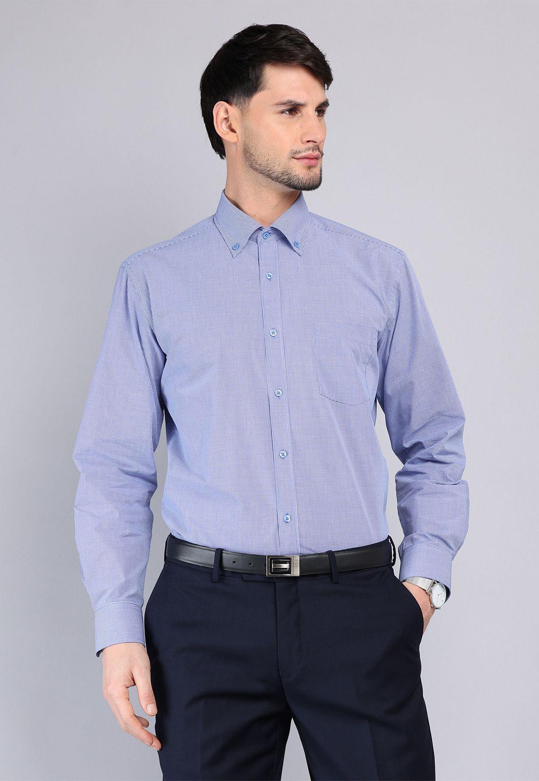 Camisa Formal A Cuadros Van Heusen VHCM429AZ-0