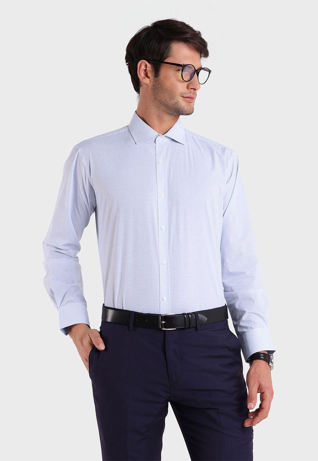 Camisa Formal Cuadritos Arrow-0