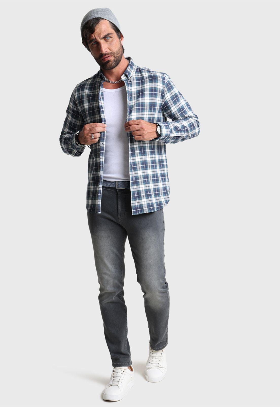 Camisa ML Escocesa Arrow-4