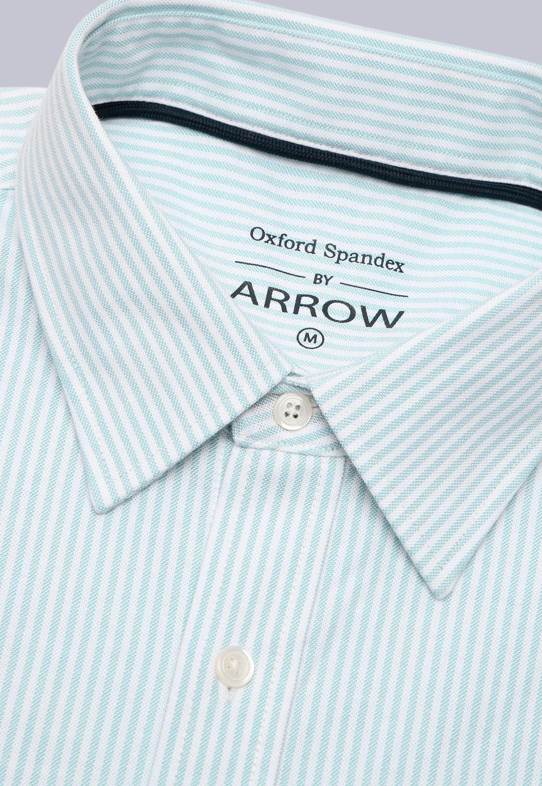 Camisa Oxford Spandex Manga Larga Arrow CM3002SVE-5