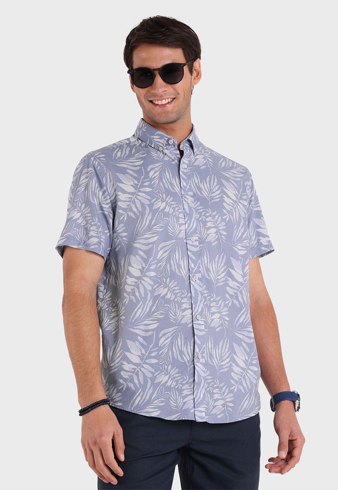 Camisa Floreada Manga Corta Arrow-0