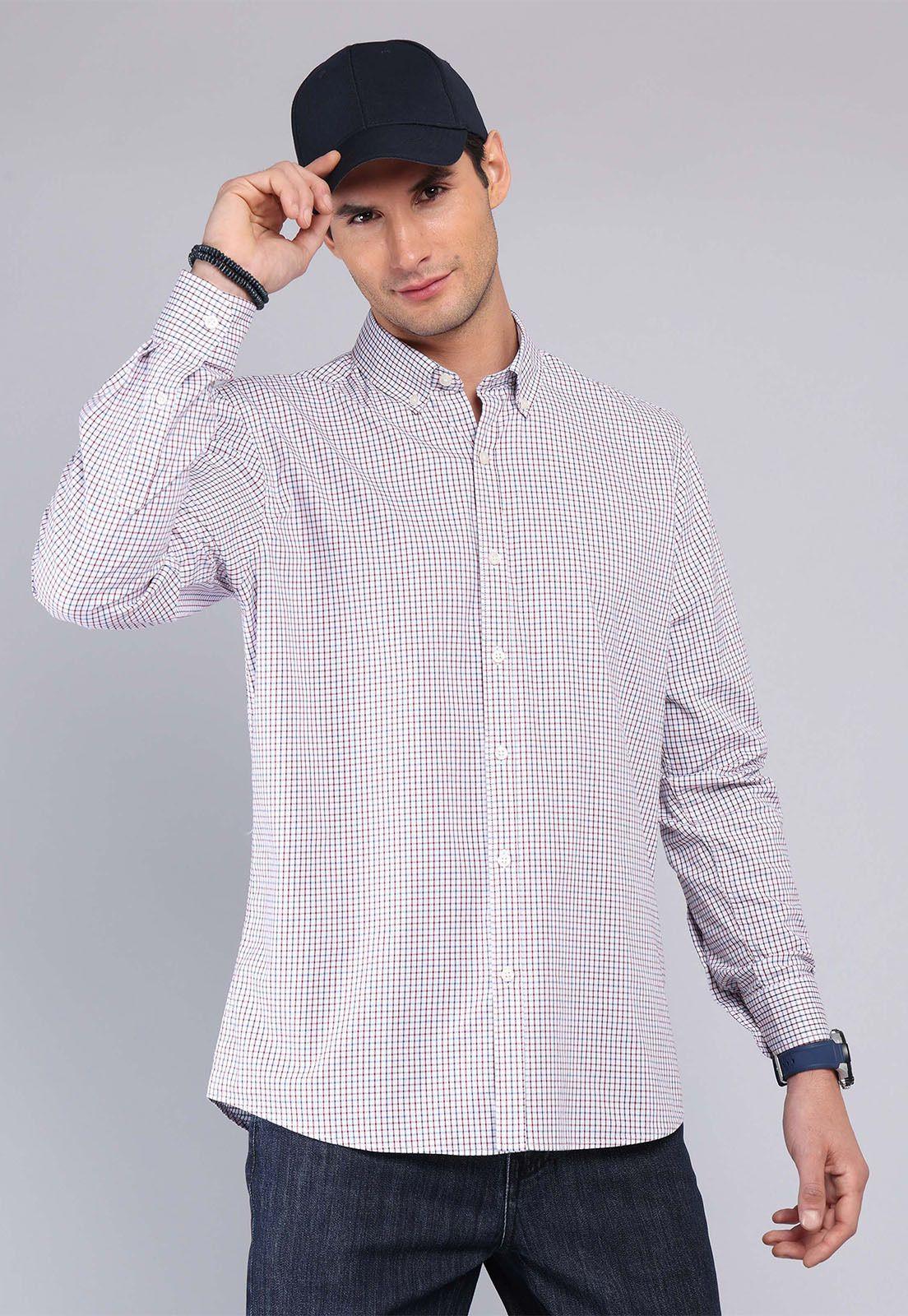 Camisa Oxford Manga Larga Arrow CM32034RO-0