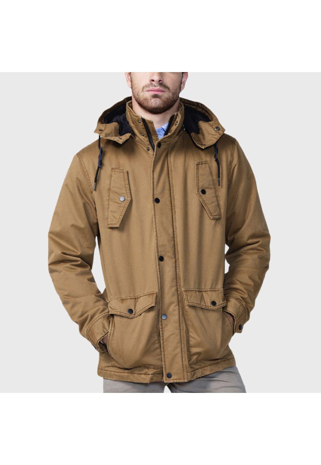 Chaqueta Larga Con Gorro-0
