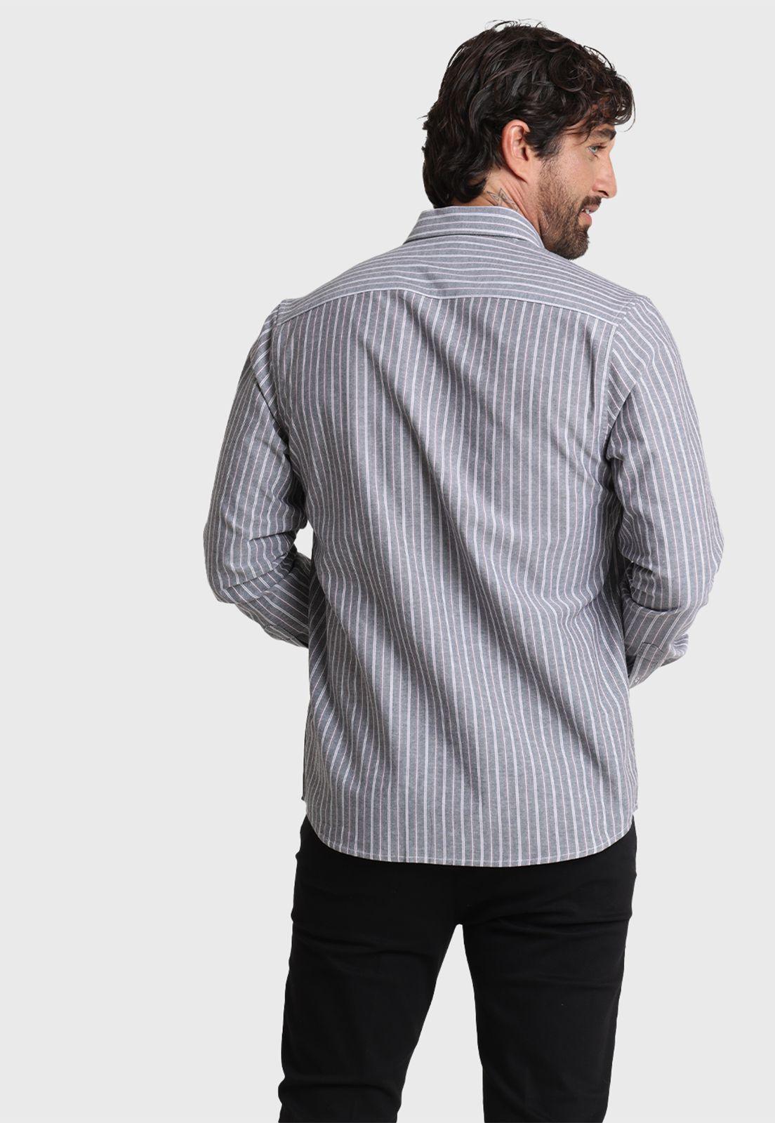 Camisa ML Oxford Rayas Arrow-4