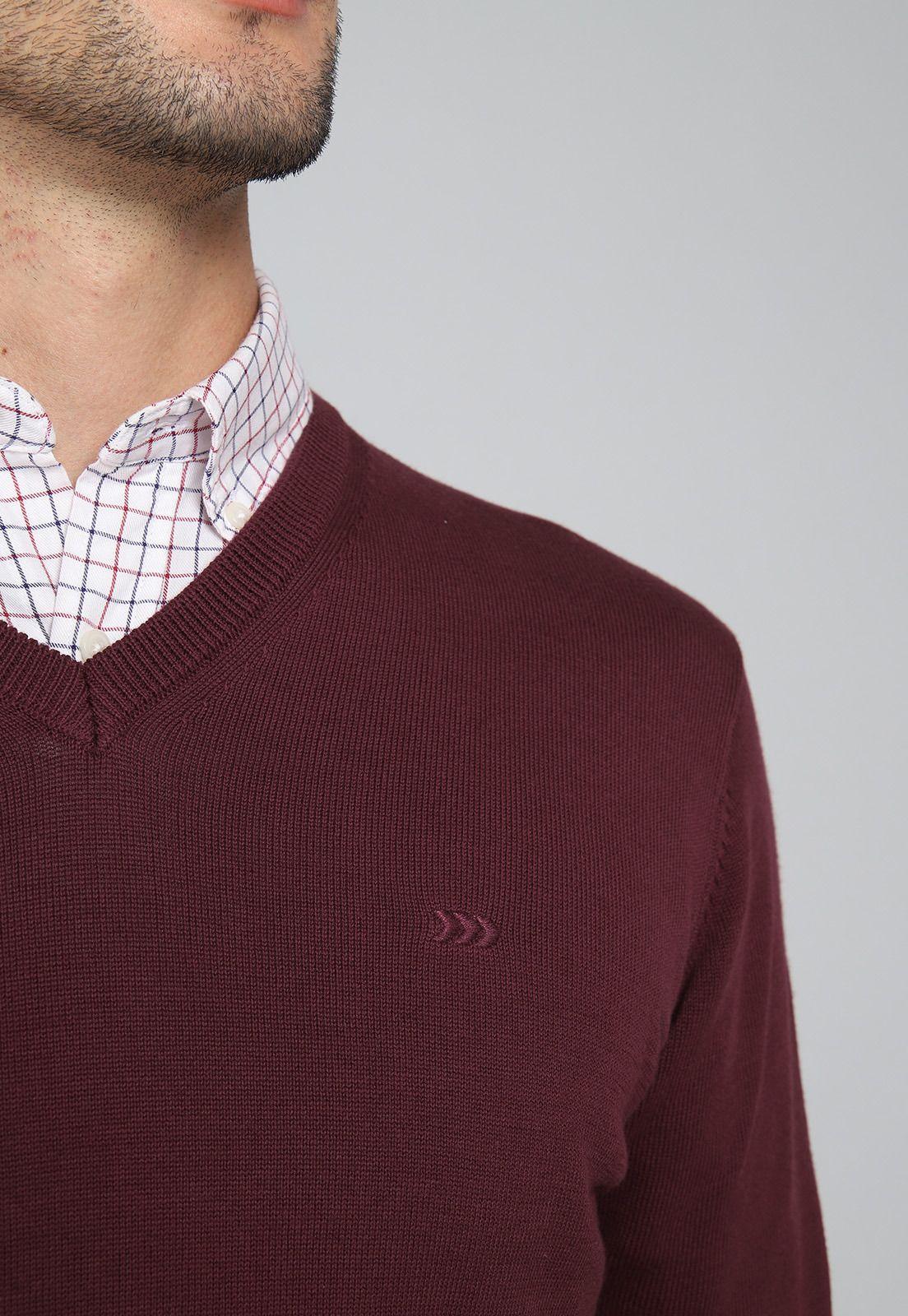 Sweater Cuello V Arrow SW31030BU-2