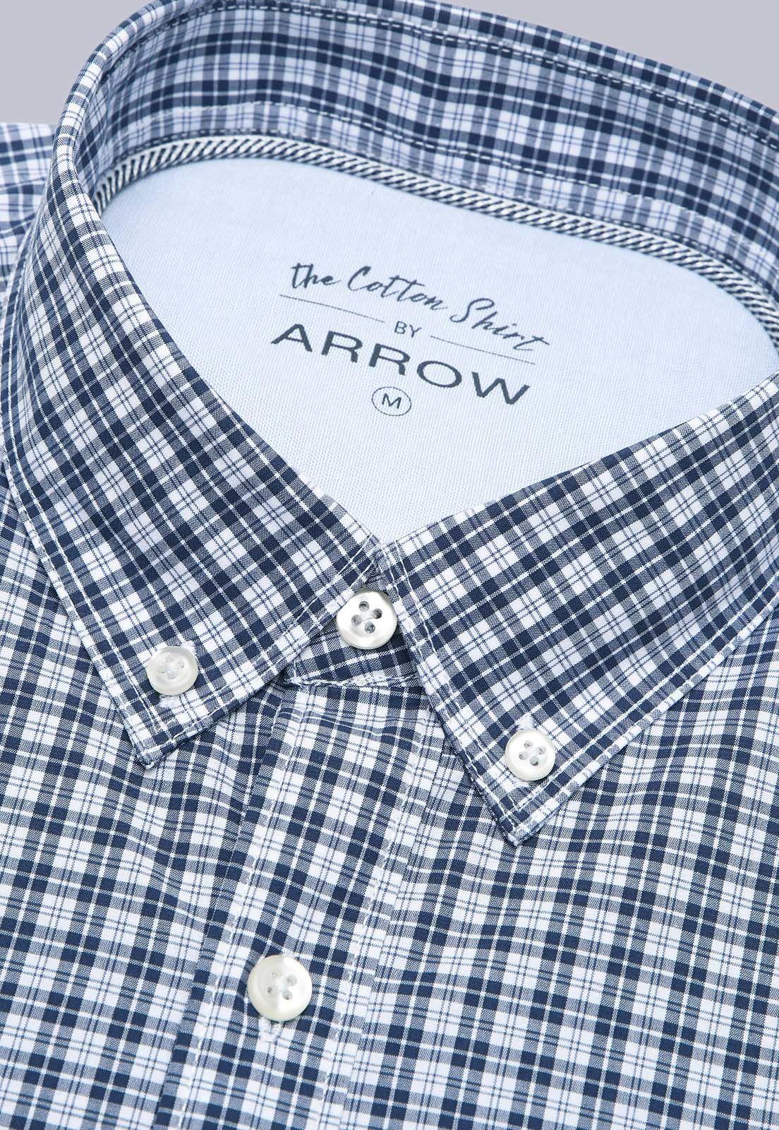 Camisa Cuadros Manga Corta Arrow CM3017SNB-4