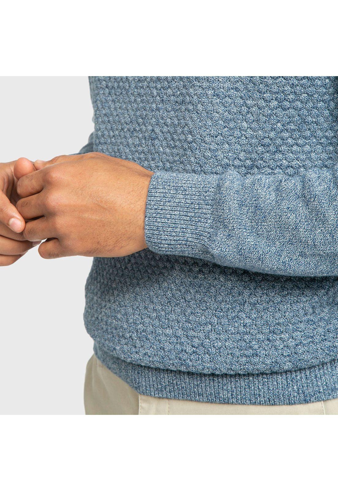 Sweater Arrow Half Button-3