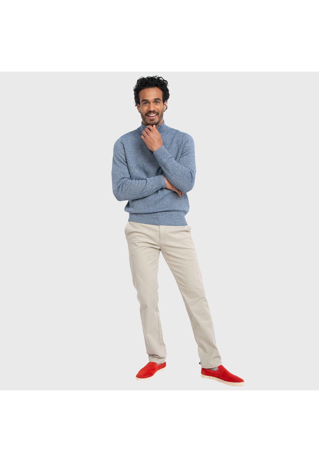 Sweater Arrow Half Button-4