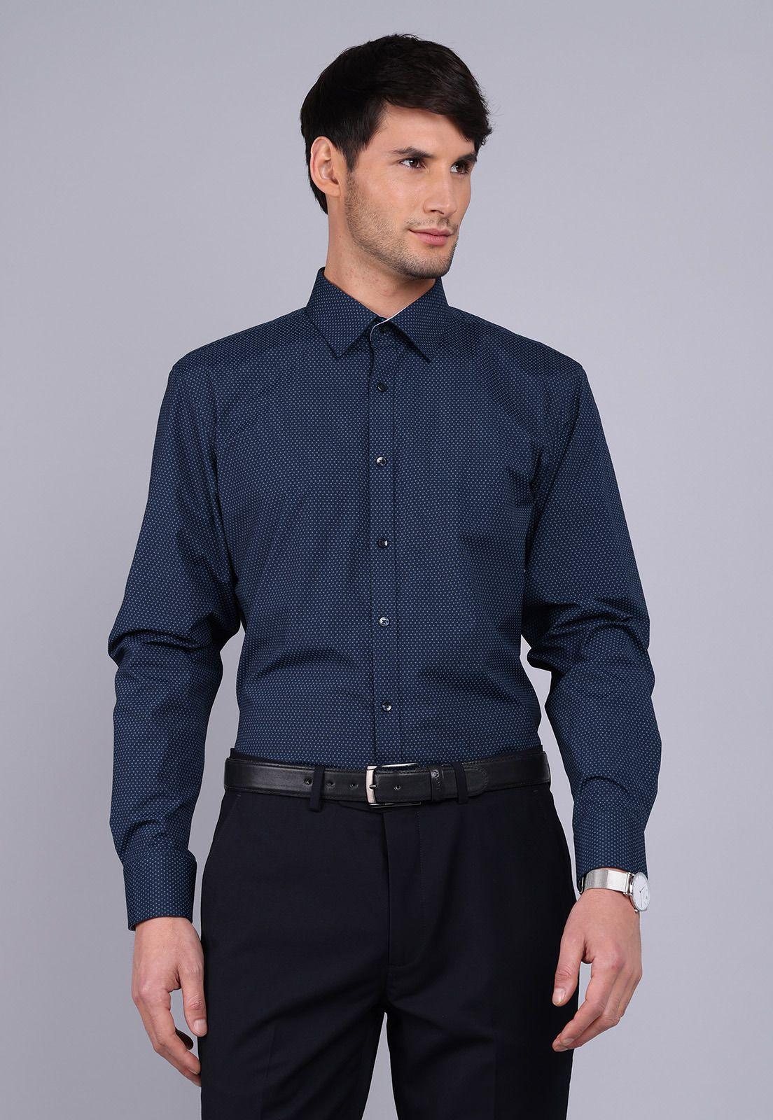 Camisa Formal Print Spandex Arrow ARM9008AZ-0