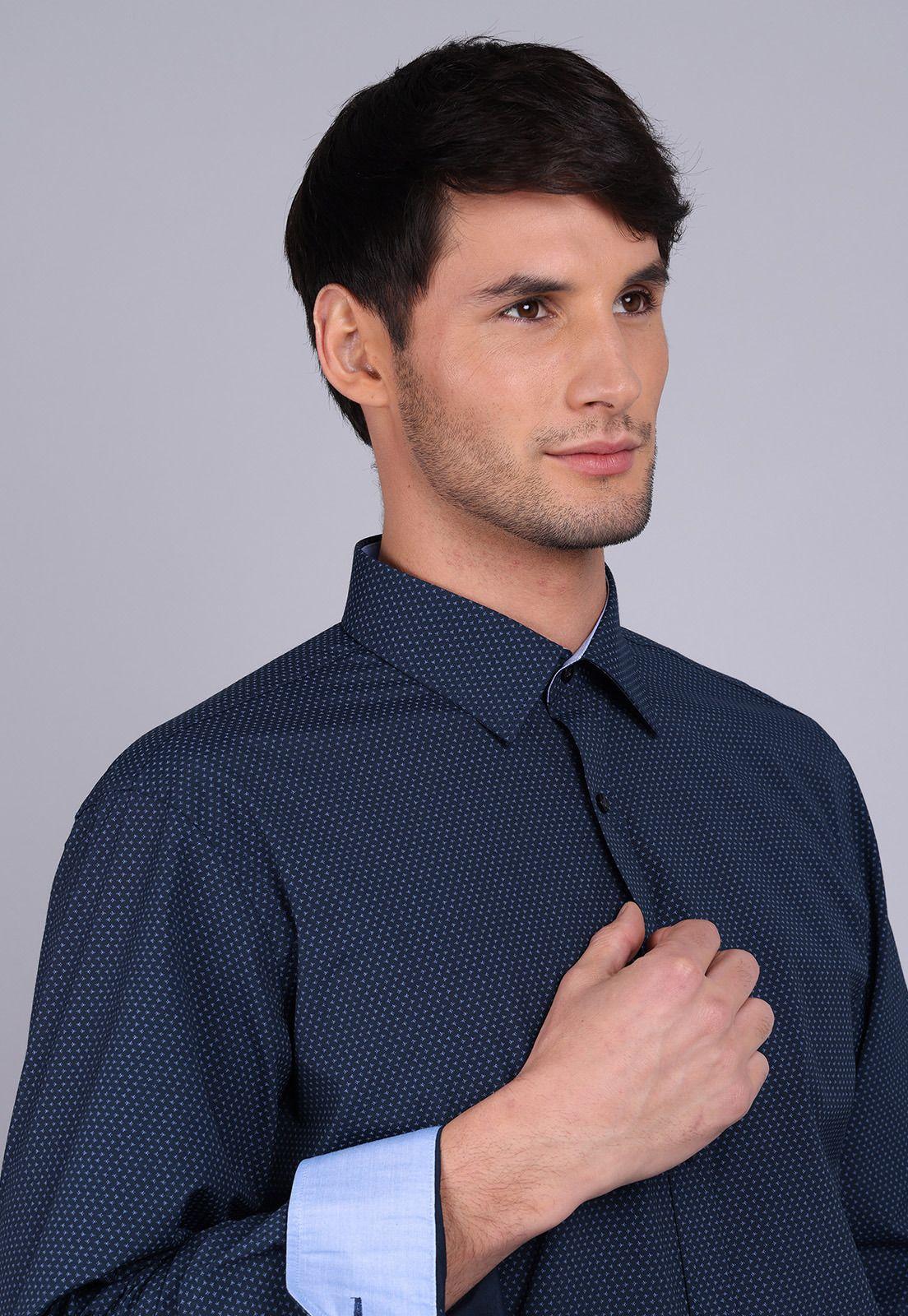 Camisa Formal Print Spandex Arrow ARM9008AZ-3