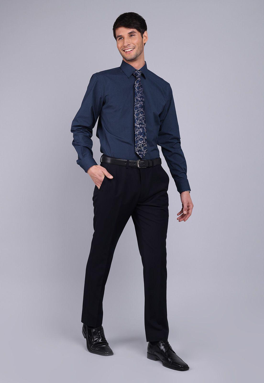 Camisa Formal Print Spandex Arrow ARM9008AZ-4
